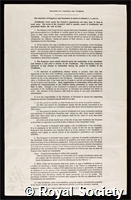 Blaxter, Kenneth Lyon: certificate of election to the Royal Society