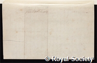 Giuntini, Hieronymus: certificate of election to the Royal Society