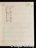 Daviel, Jacques: certificate of election to the Royal Society