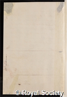 Lockman, John: certificate of election to the Royal Society