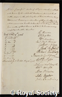 Crawford, Adair: certificate of election to the Royal Society