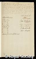 Lee, Stephen: certificate of election to the Royal Society