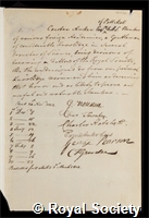 Anker, Carsten: certificate of election to the Royal Society