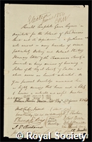 Gunn, Ronald Campbell: certificate of election to the Royal Society
