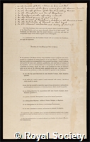 Snelus, George James: certificate of election to the Royal Society