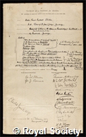Weldon, Walter Frank Raphael: certificate of election to the Royal Society