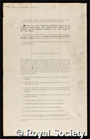 Marsh, James Ernest: certificate of election to the Royal Society