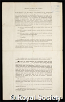 Donnan, Frederick George: certificate of election to the Royal Society