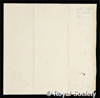 Porter, Alfred William: certificate of election to the Royal Society