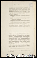 Richmond, Herbert William: certificate of election to the Royal Society