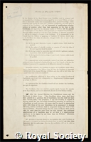 Cuthbertson, Clive: certificate of election to the Royal Society