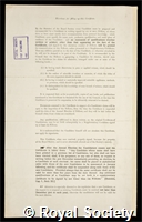 Paton, Diarmid Noel: certificate of election to the Royal Society
