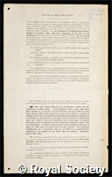 Conway, Arthur William: certificate of election to the Royal Society