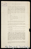 Evershed, John: certificate of election to the Royal Society