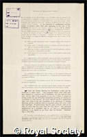 MacWilliam, John Alexander: certificate of election to the Royal Society