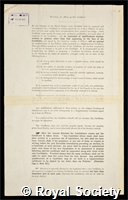 Pearson, Henry Harold Welch: certificate of election to the Royal Society