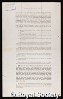 Dakin, Henry Drysdale: certificate of election to the Royal Society