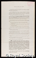 Rogers, Arthur William: certificate of election to the Royal Society