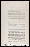 Chapman, Sydney: certificate of election to the Royal Society