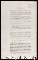 Middlemiss, Charles Stewart: certificate of election to the Royal Society