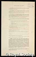 Mordell, Louis Joel: certificate of election to the Royal Society