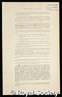 Ferranti, Sebastian Ziani de: certificate of election to the Royal Society