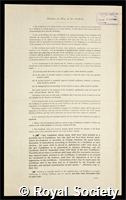 Mellor, Joseph William: certificate of election to the Royal Society