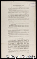 Dirac, Paul Adrien Maurice: certificate of election to the Royal Society