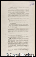 Kemp, Stanley Wells: certificate of election to the Royal Society