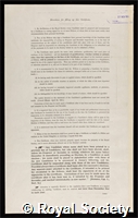 Spencer, William Kingdon: certificate of election to the Royal Society