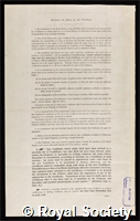 Lennard-Jones, Sir John Edward: certificate of election to the Royal Society