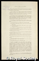Mott, Sir Nevill Francis: certificate of election to the Royal Society