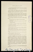Eckersley, Thomas Lydwell: certificate of election to the Royal Society
