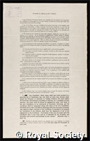 Young, John Zachary: certificate of election to the Royal Society
