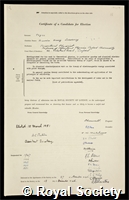 Pryce, Maurice Henry Lecorney: certificate of election to the Royal Society
