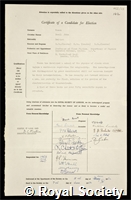 Mason, Sir Basil John: certificate of election to the Royal Society