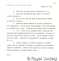 Summary of NSF-Cornell meeting (Cooke and Plane)